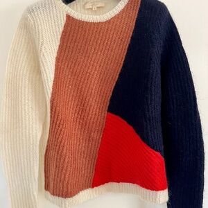 Sezane - Color block sweater (S)